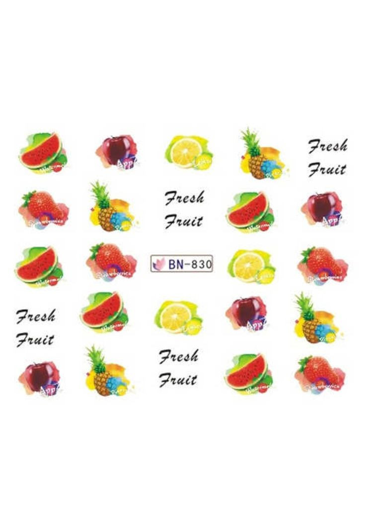 Слайдер-дизайн водні наклейки для нігтів, BN-830 No Brand (296665810)