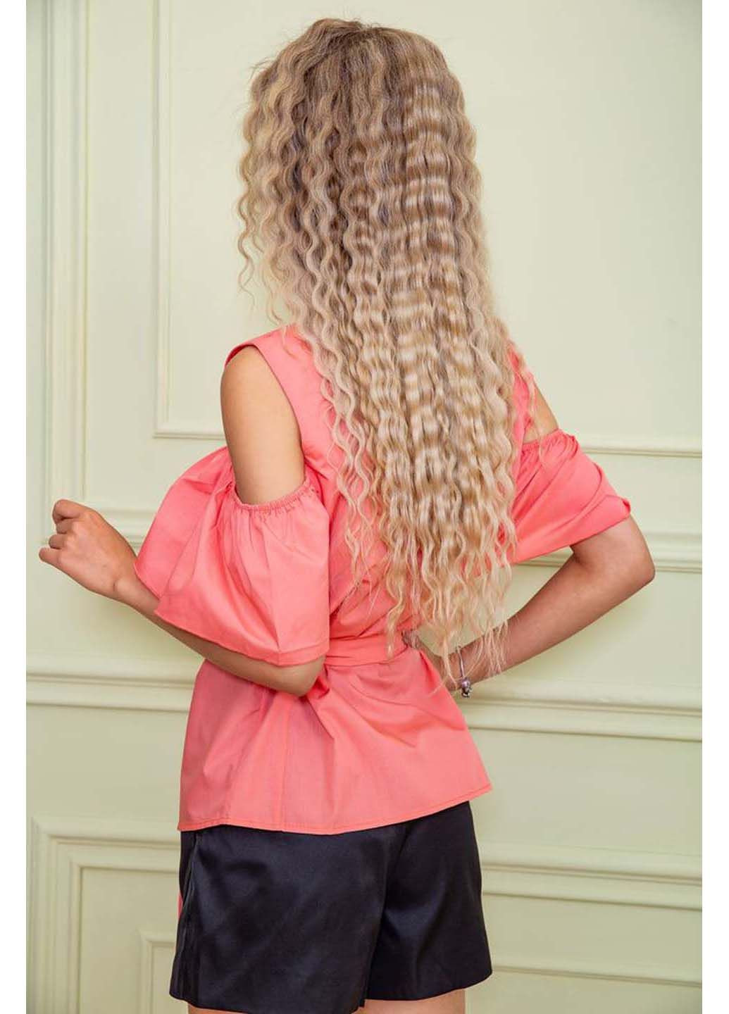 Персиковая блуза Ager