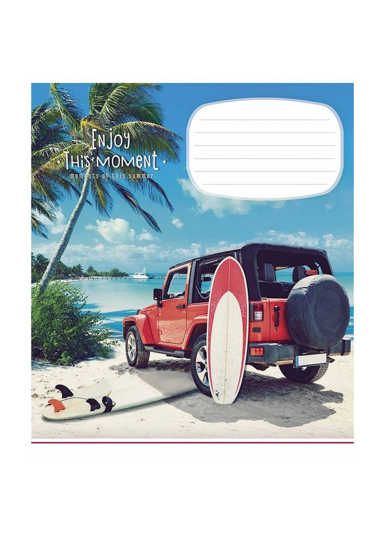 Тетрадь ученическая "Enjoy this moment" 012-2896L-5 в линию, 12 листов Школярик (336037219)