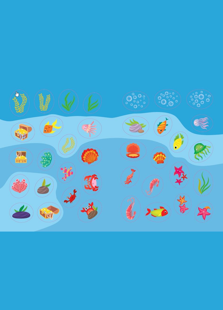 Творча майстерня з наліпками — Краб і його друзі УЛА (316124863)