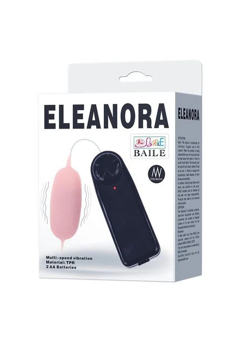 Віброяйце Eleanora, 9 см (тілесний) Baile (382360958)