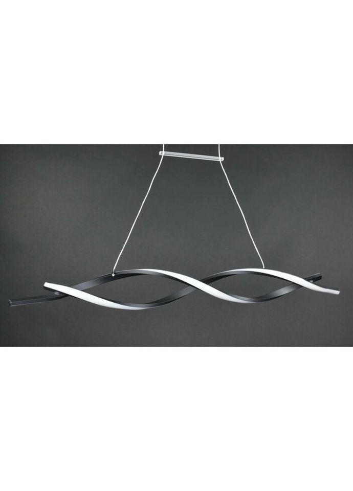 Люстра светодиодная подвесная LED светильник для квартиры на потолок лэд 27330 Черный 25-100х14х120 см. Sunnysky (324395911)