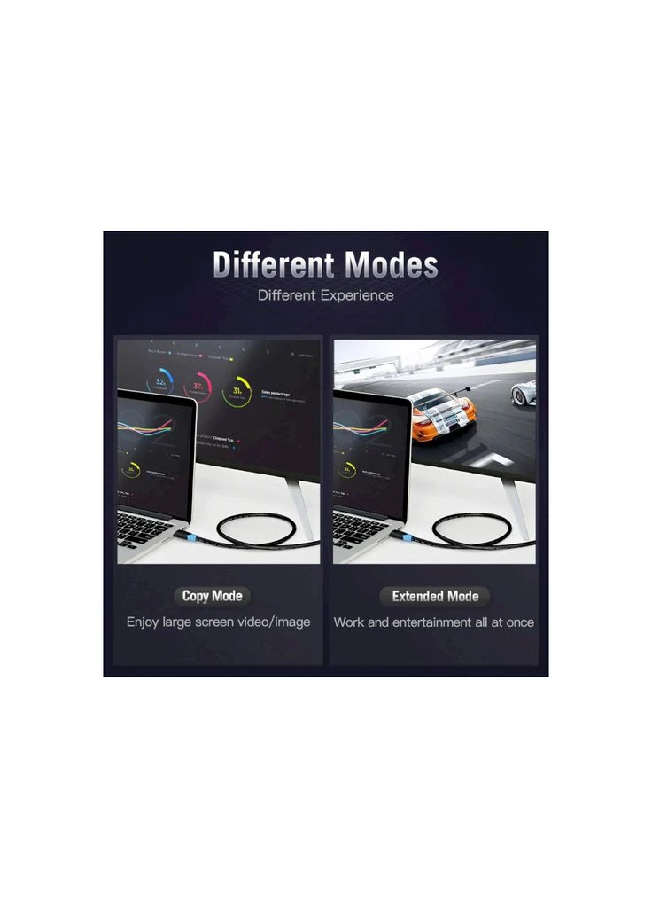 Кабель мультимедийный HDMI M to HDMI M 5.0m V2.0 4K60Hz (AACBJ) Vention (382052179)