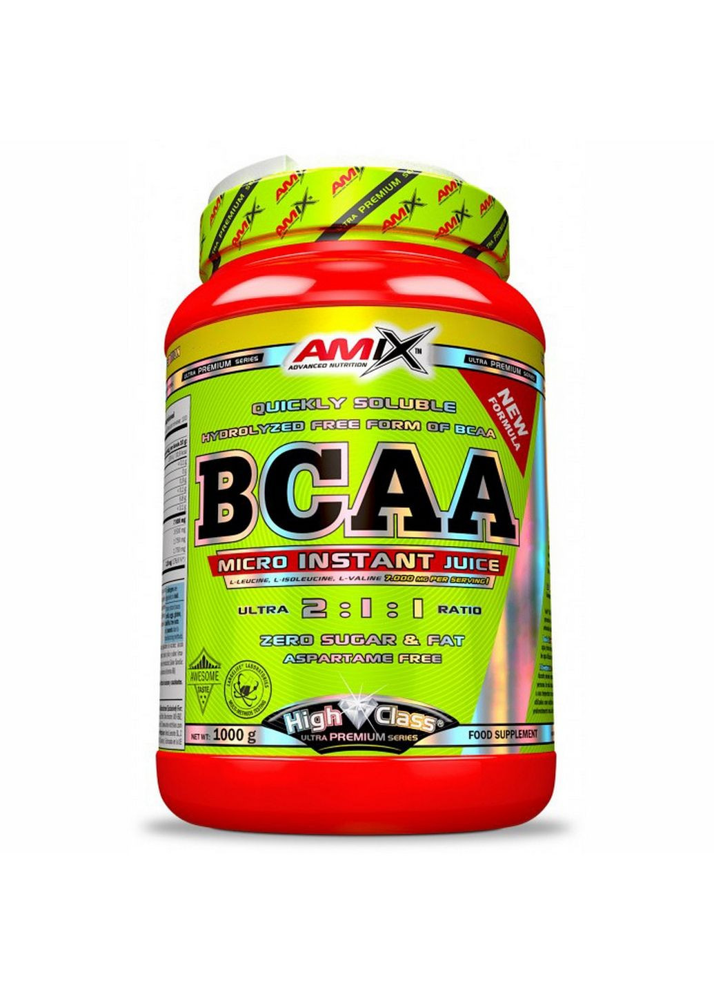 Амінокислота BCAA Micro Instant Juice, 1 кг Фруктовий пунш Amix Nutrition (293341573)
