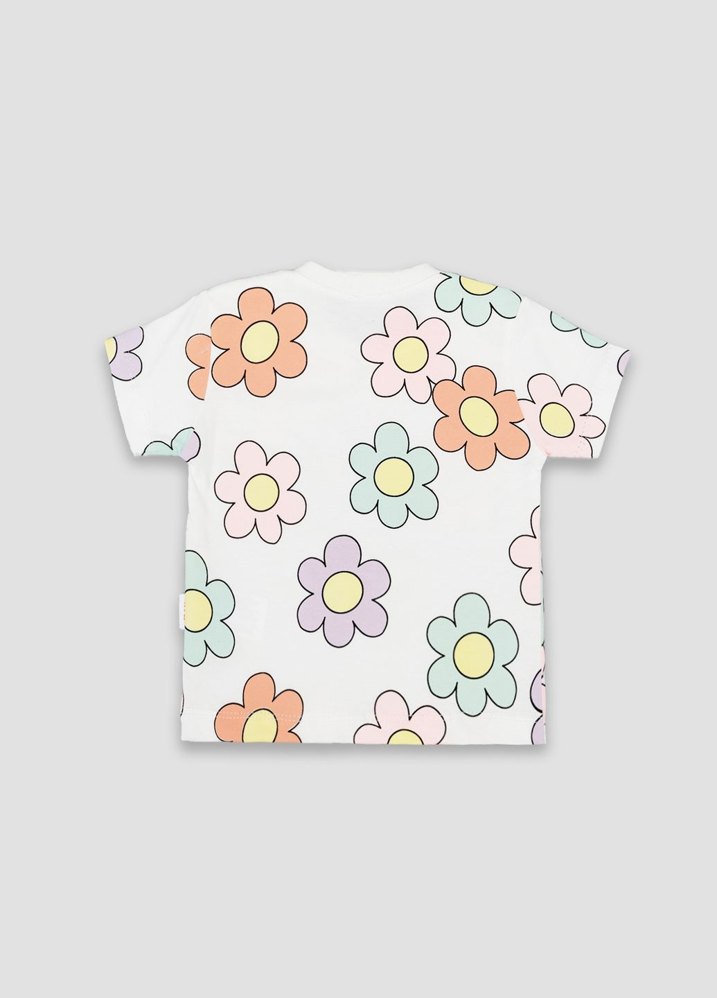 Бузковий літній костюм з шортами для дівчинки колір бузковий цб-00249601 Baby Go