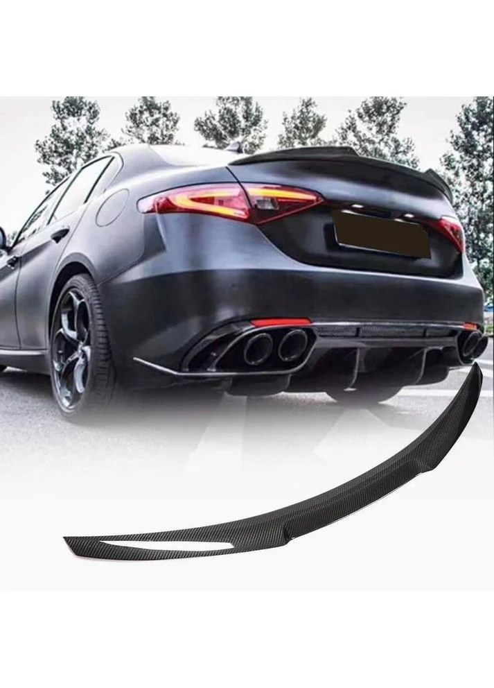 Спойлер V6 (Карбон) для Romeo Giulia 2016-2022 рр Alfa (390727312)