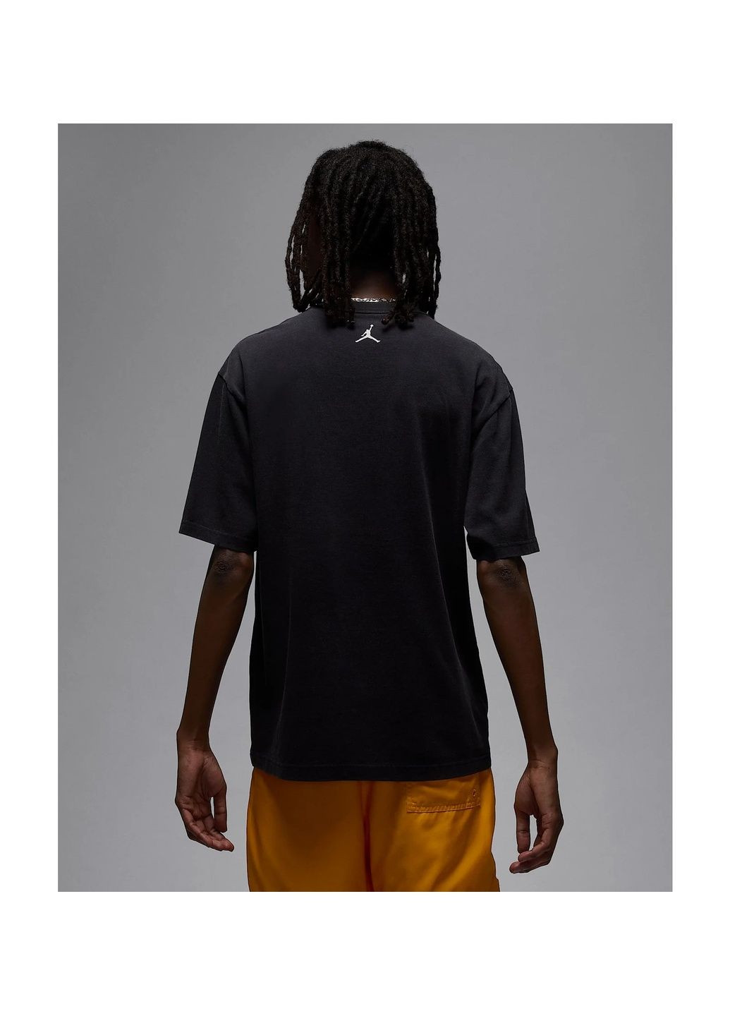 Чорна футболка чоловіча brand jam 85 ss crew black Air Jordan