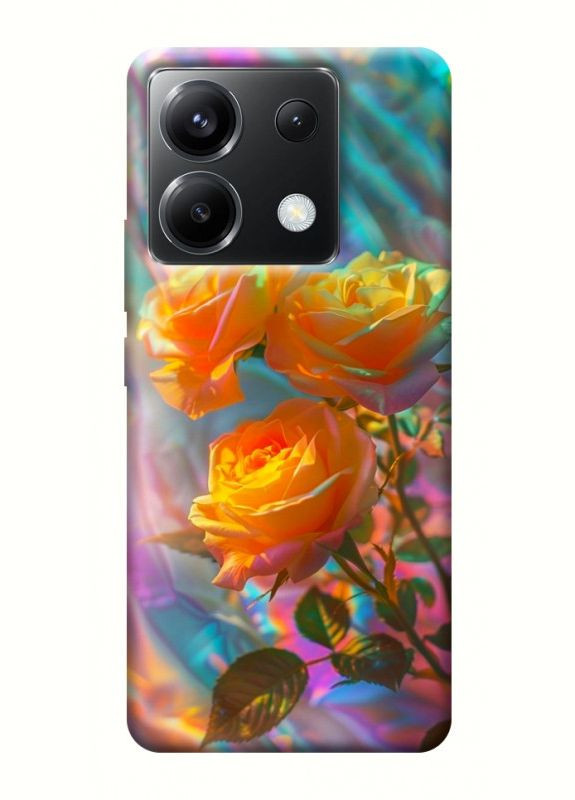 Чохол з принтом для Xiaomi Poco X6 / для Ксяомі, сяомі, ксіомі редмі поко Х6 Golden rose No Brand (334296759)