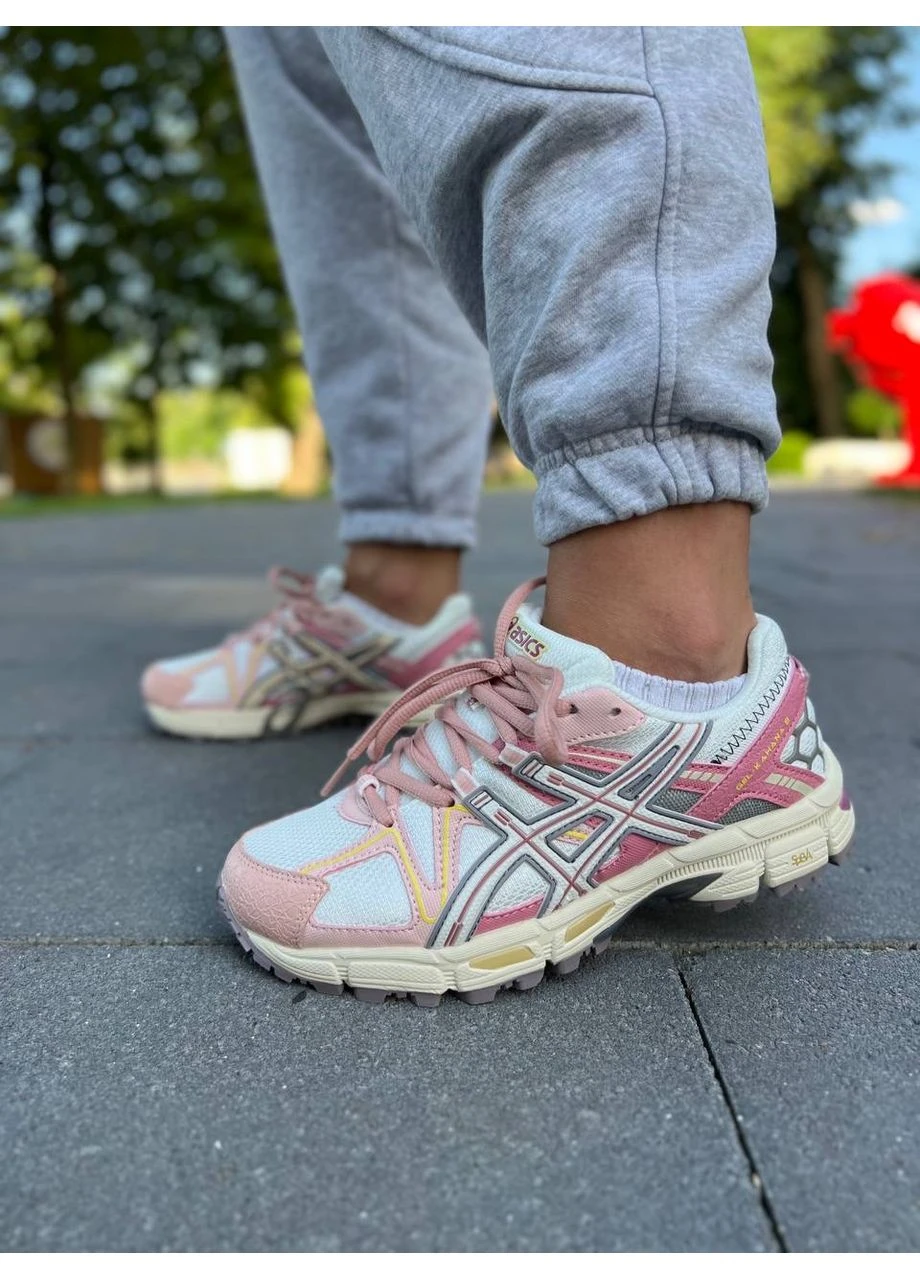 Рожеві літні кросівки asics gel-kahana 8 beige pink асікс гель кахано 8 рожеві No Brand