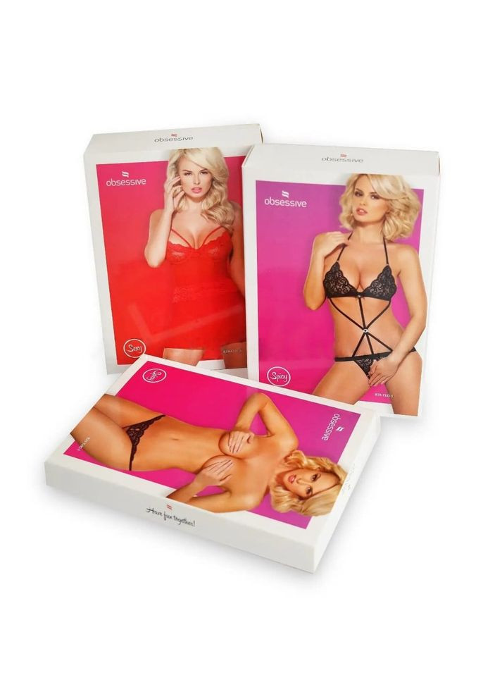 Трусики з підв'язками Editya Obsessive (331169905)