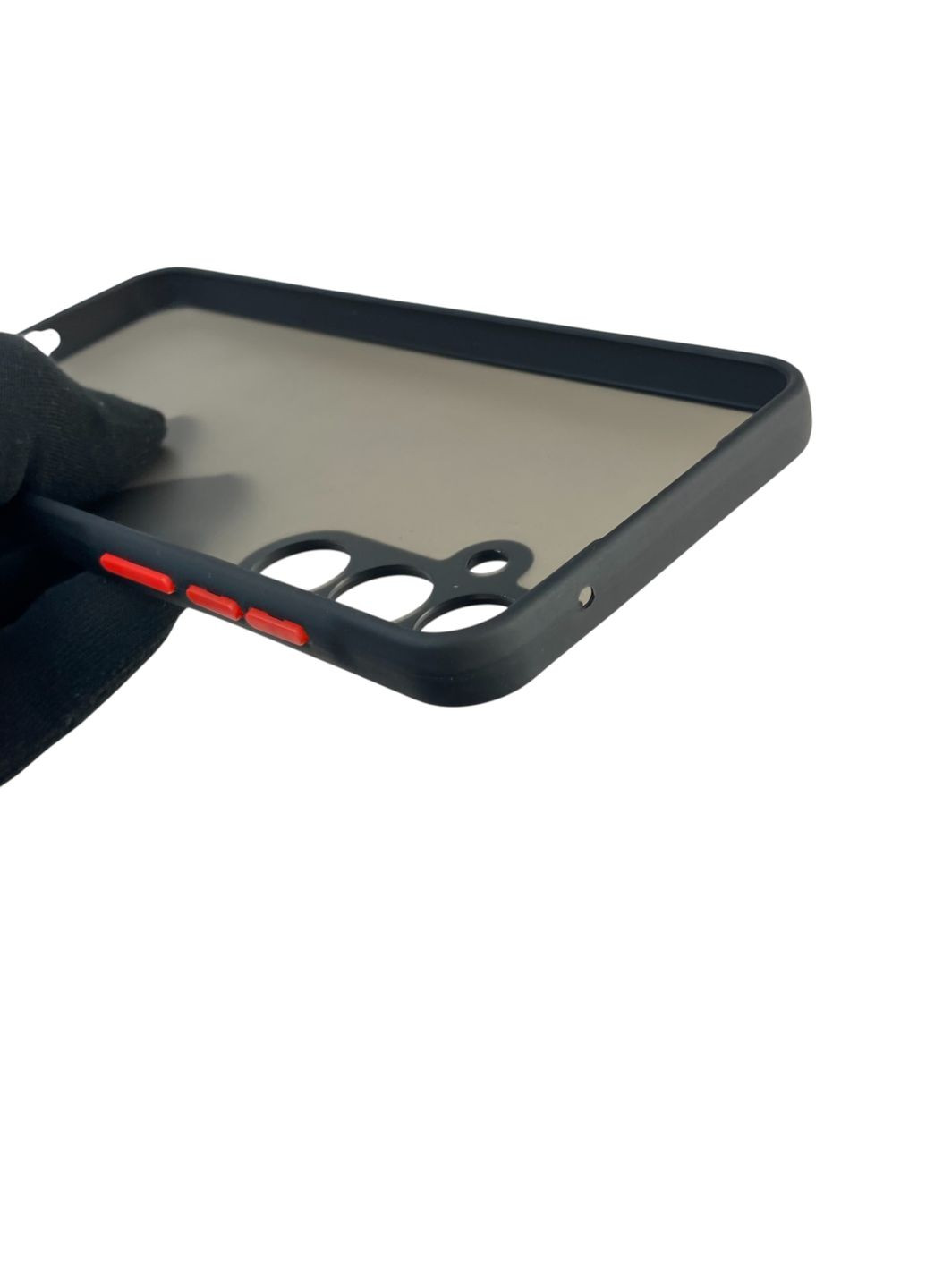 Чохол для телефона Galaxy A55 5G (SM-A556B) з високими бортами із захистом камери на самсунг а55 5г чорний Samsung (366018782)