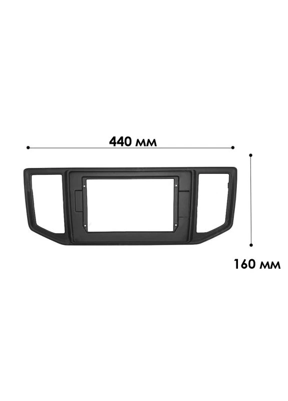 Переходная рамка Volkswagen Crafter 2016-2021 (7209) 10.1" Lesko (394184865)