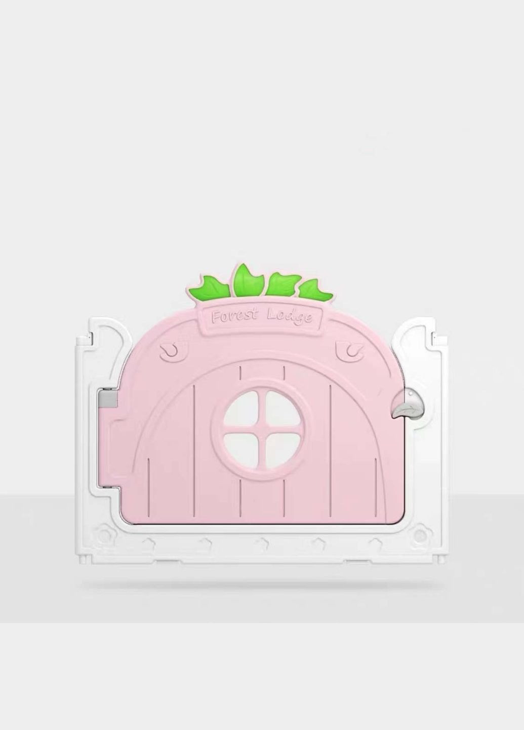 Пластиковий манеж для дітей (вбудоване баскетбольне кільце) — ігрове для малюків 205х246х62 Білий 4M (346489160)