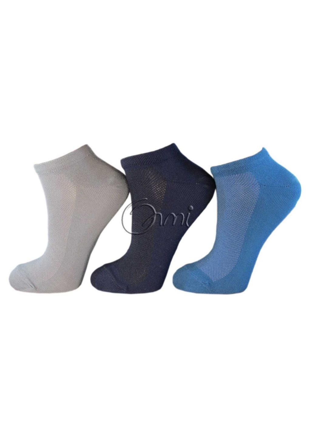 Комбіновані шкарпетки жіночі 3311 200 р.23-25 темне асорті сітка Олмі (347639954)