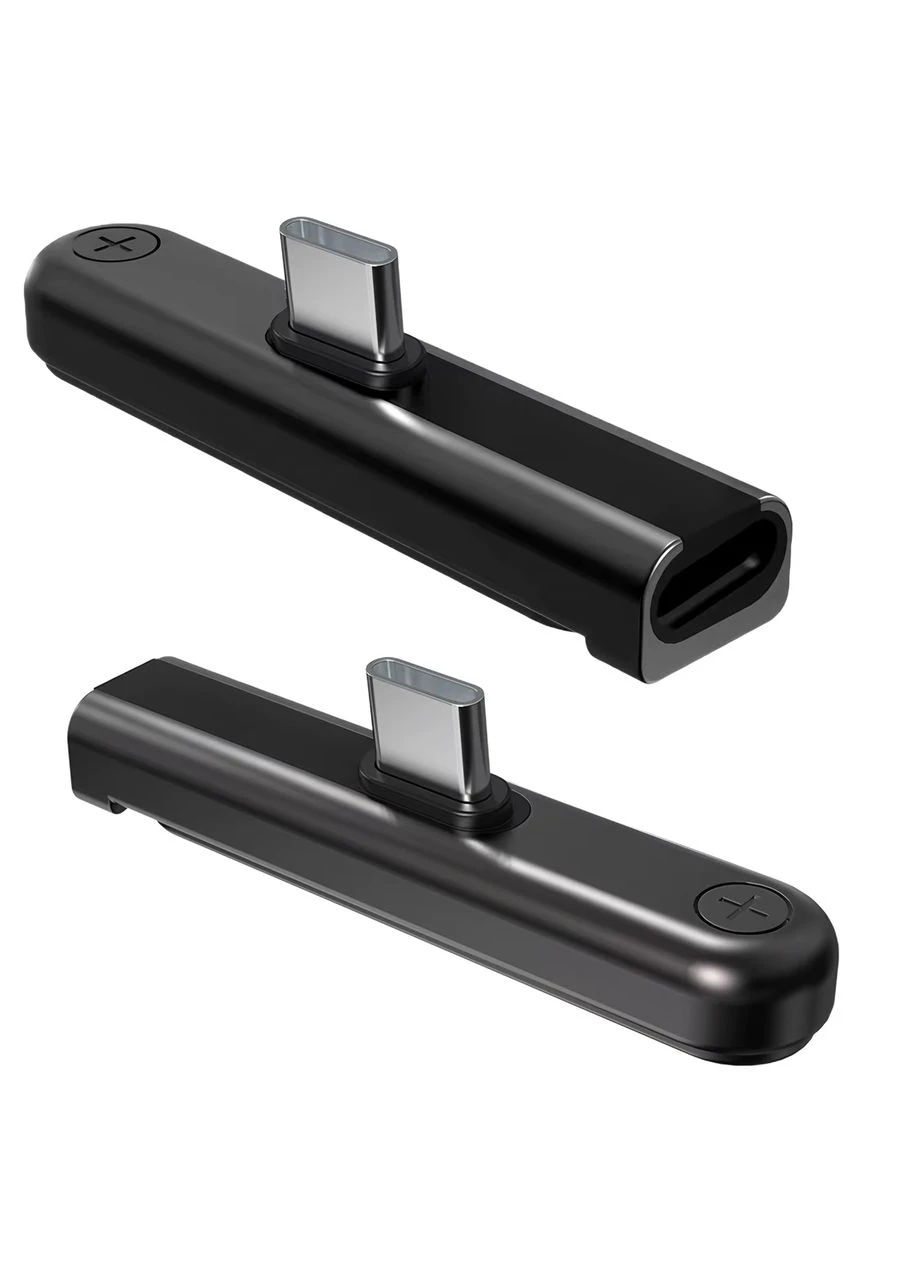 Адаптер-переходник USB Type-C на Type-C со складной подставкой black No Brand (402506961)