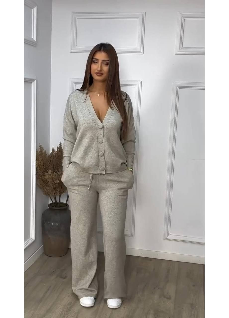 Женский костюм из ангорного трикотажа с пуговицами | ЗАМЕР В ОПИСАНИИ DK/DL Мода без кордонів (370682729)