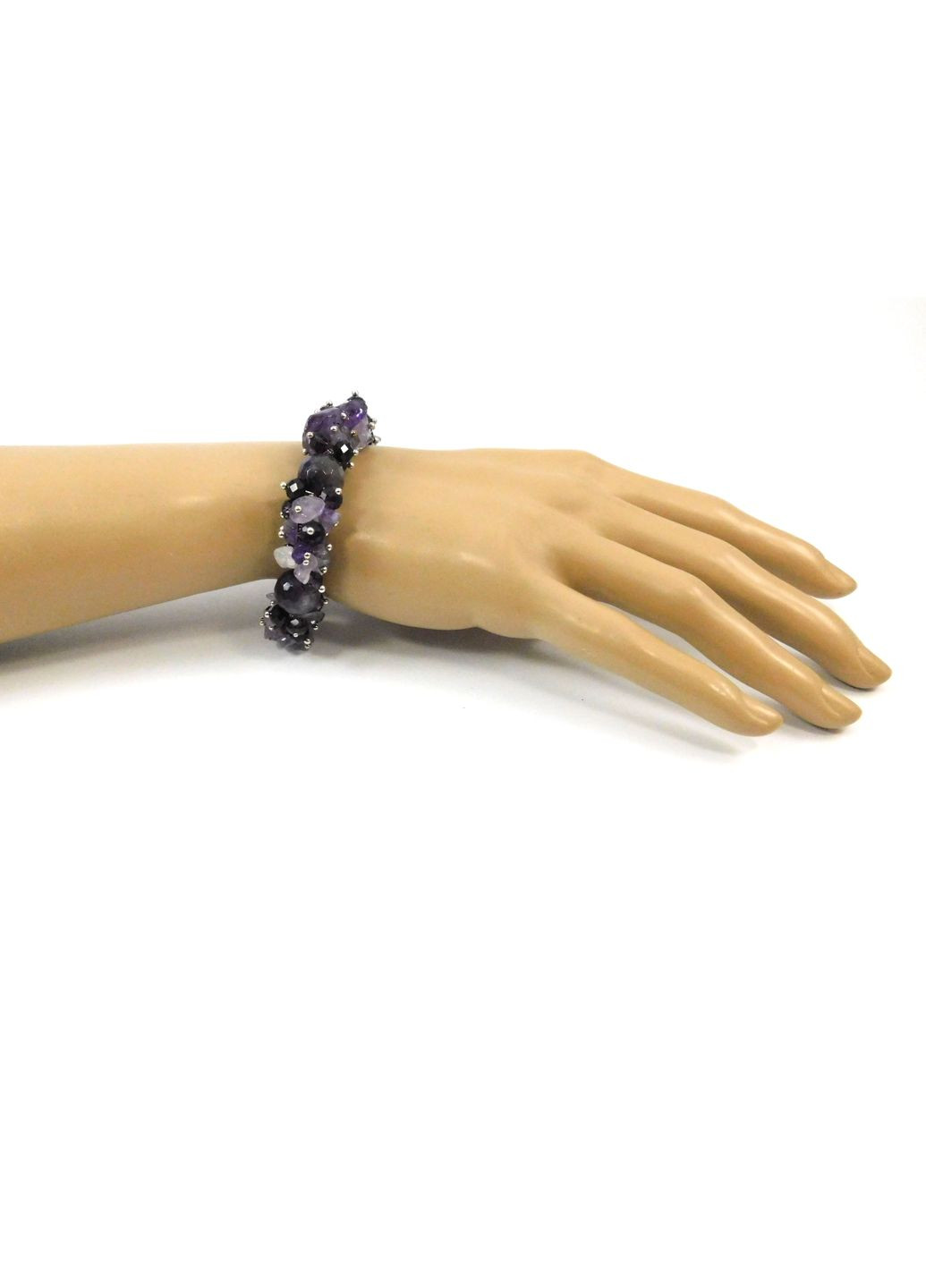 Эксклюзивный браслет Аметист 14 Fursa fashion (322314318)