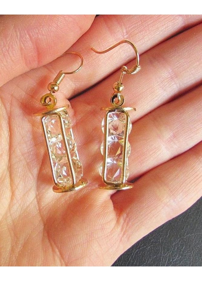 Набор бижутерии - кулон и серьги с кристаллами, 9871 No Brand (365730734)