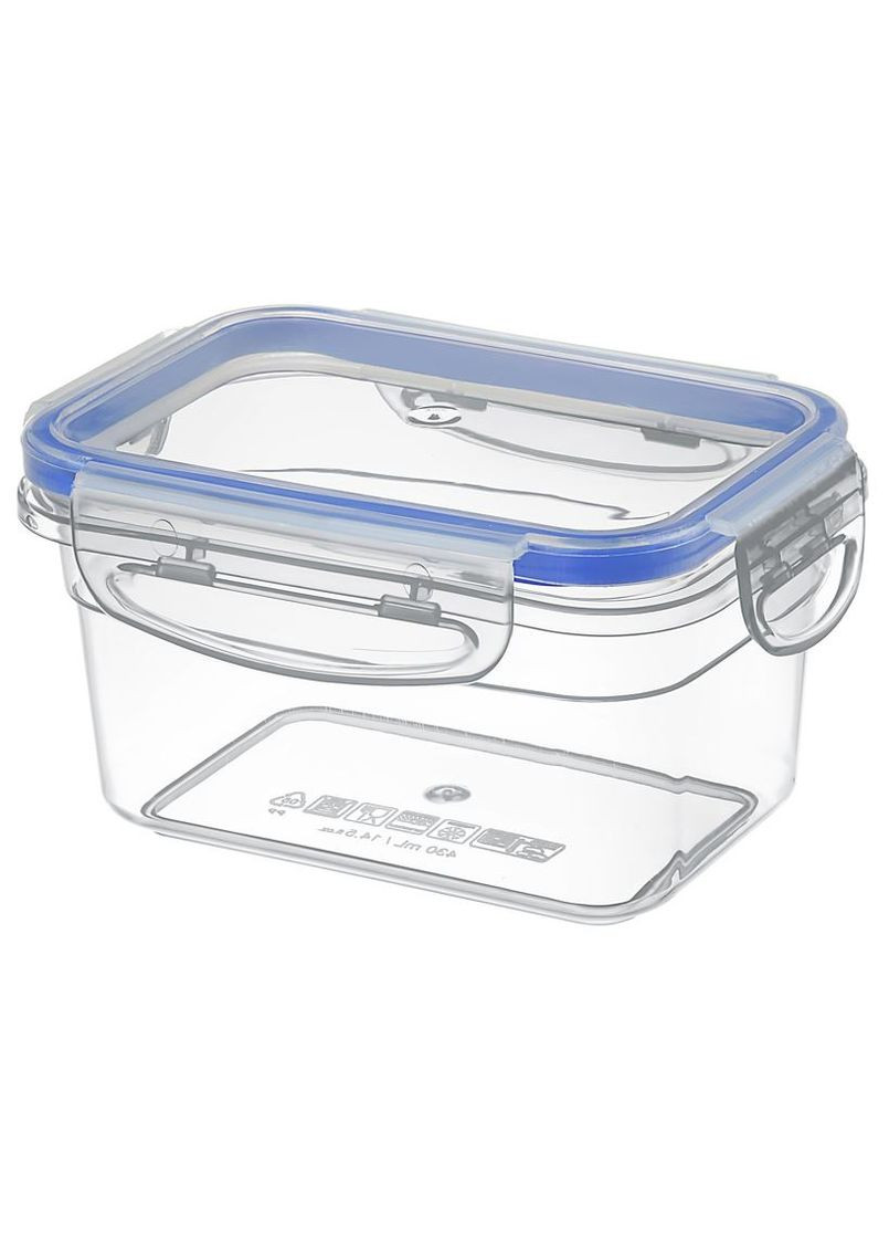 Пищевый контейнер прямоугольный TOUCH&LOCK 0.43 л 7 х 9.5 х 13.5 см (BG651) Bager (305573220)