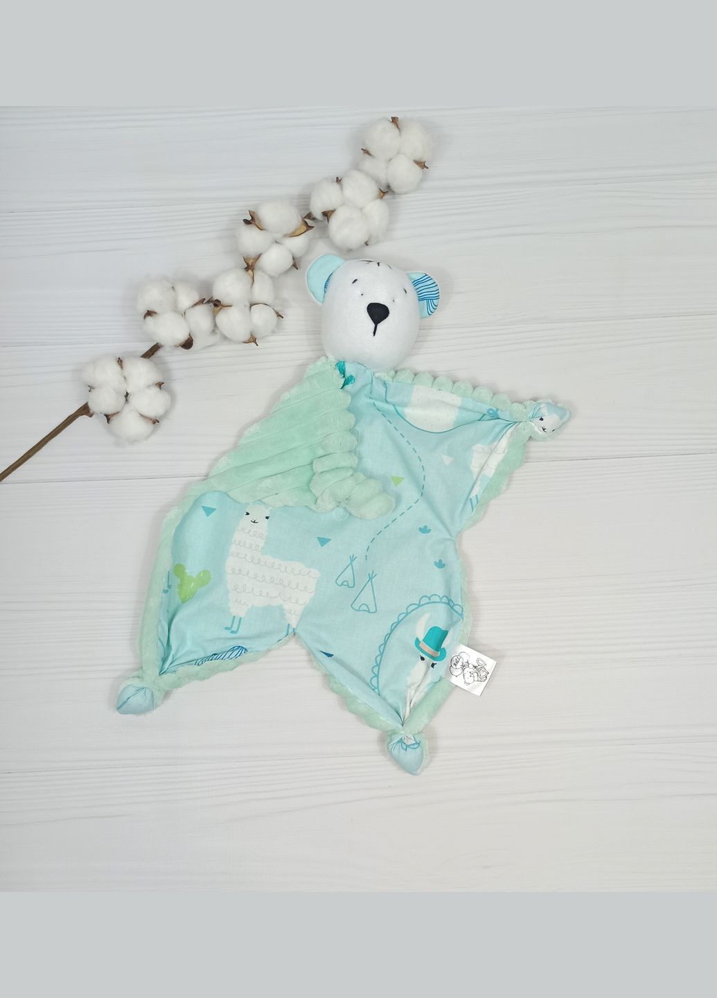 Набір в коляску з комфортером a.l.babybox Лама М'ятний No Brand (318278302)