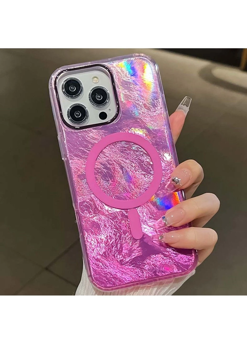 Чехол TPU Shiny Mountain (MagFit) для Apple iPhone 16 Pro Max (6.9") Epik (389075652)