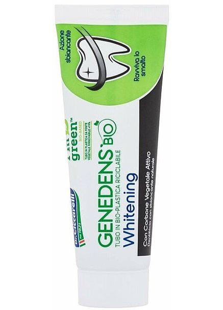 Відбілювальна зубна паста Genedens Bio Whitening Toothpaste with Natural Carbon 75ml (1099519-31100142) Dr. Ciccarelli (368619443)