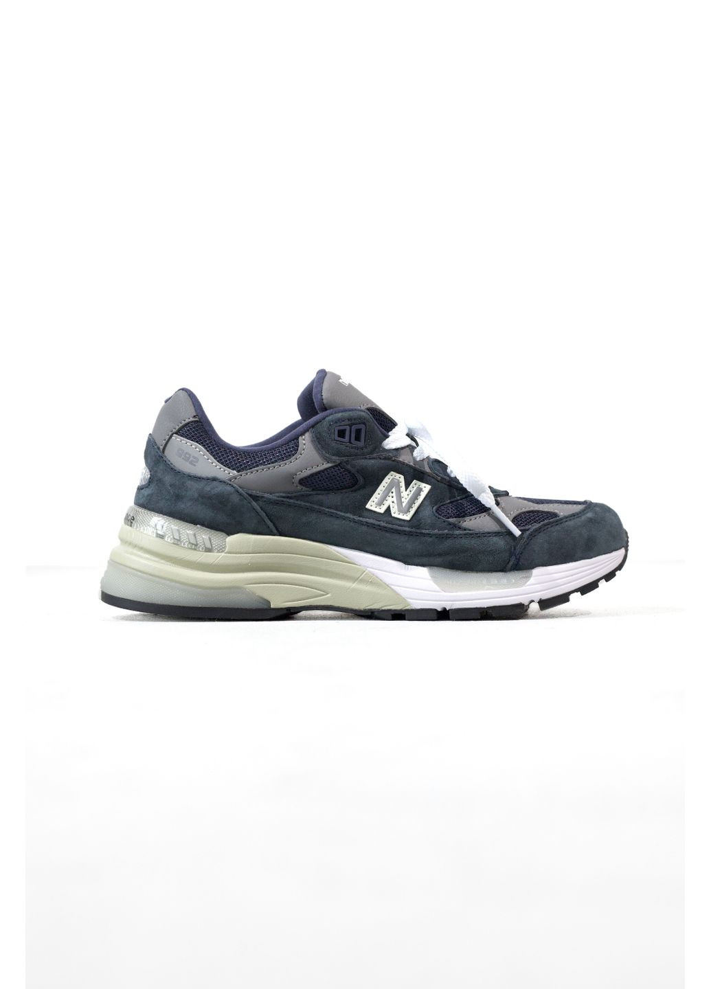 Синій Осінні кросівки чоловічі new balance No Brand 992 Blue/White
