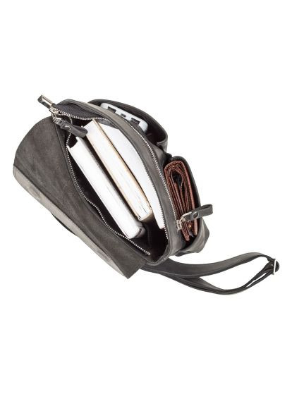 Сумка (11078) Shvigel З вінтажної шкіри Чорна (364659023)