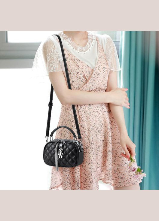 Жіноча міні сумочка клатч на плече, маленька сумка з брелоком ведмедик No Brand (334730294)