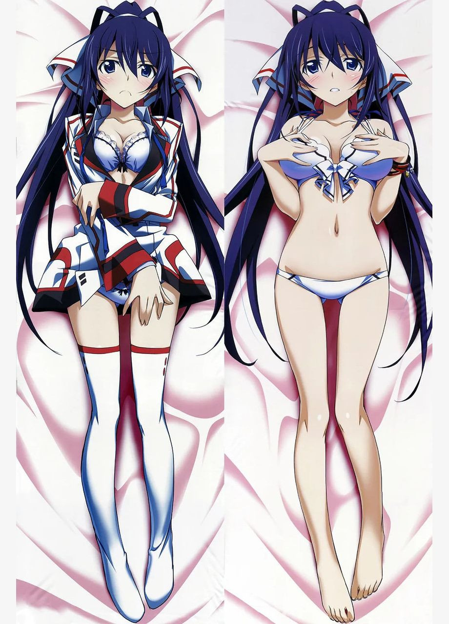 Подушка дакимакура двухсторонняя Houki Shinonono - Infinite Stratos 100см No Brand (327842599)