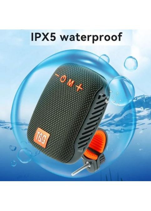 Портативна Bluetooth колонка TG392 5W з велокріпленням радіо Темно-зелена MDR No Brand (371793853)