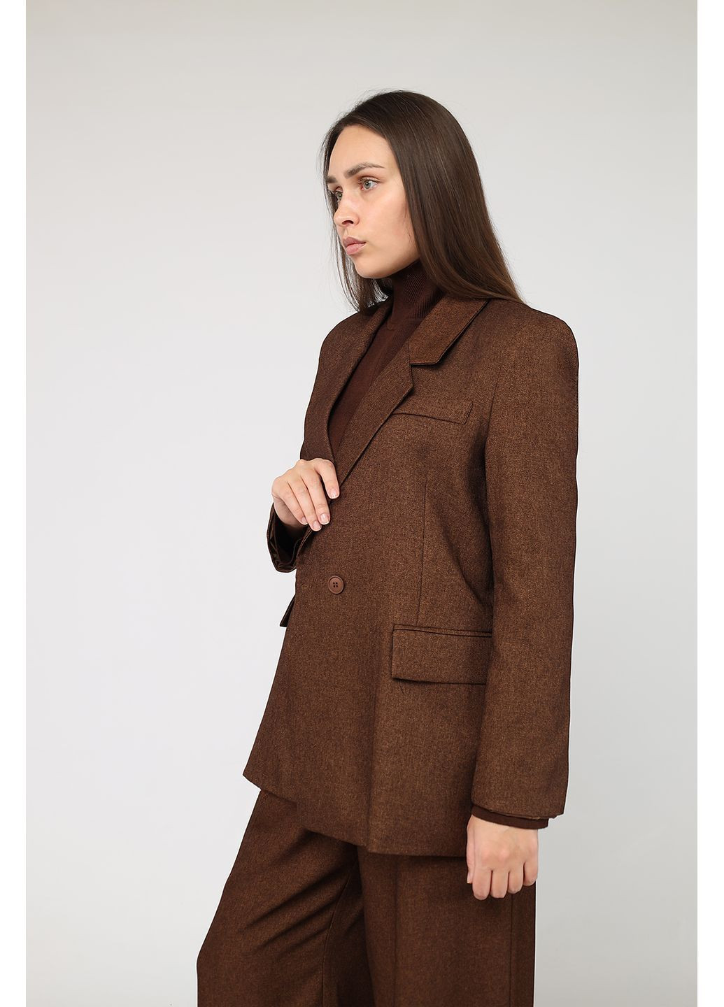 Жакет жіночий колір коричневий ЦБ-00286460 Yuki (368824296)