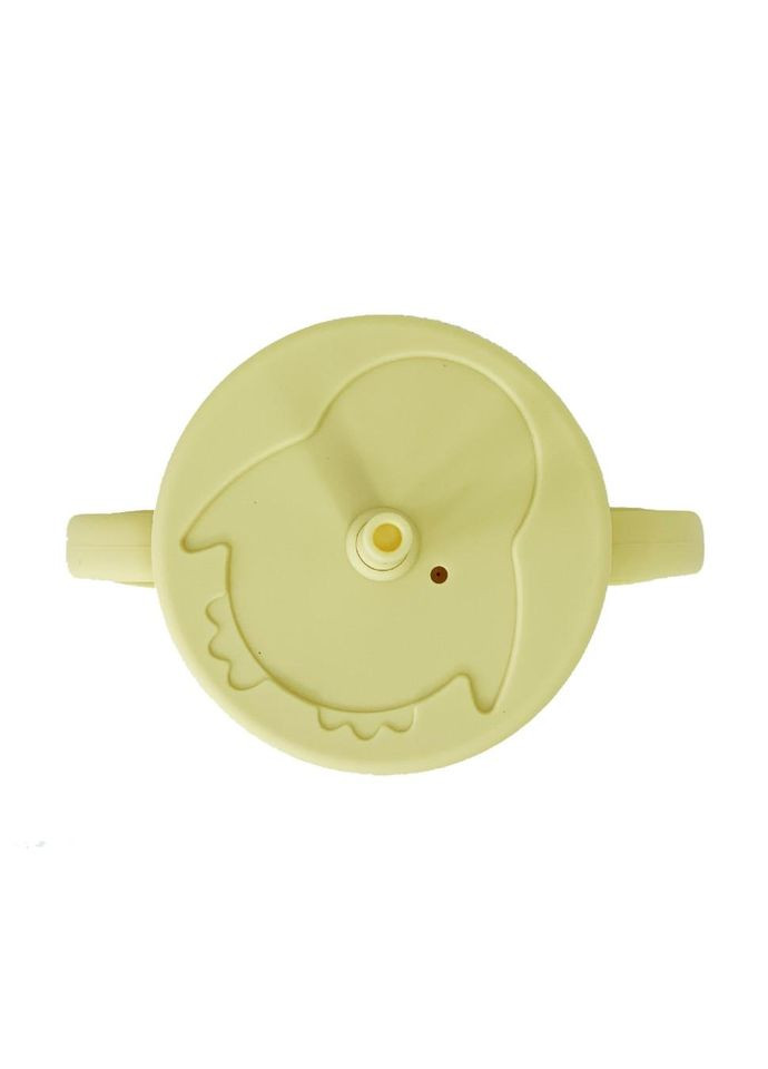 Силиконовая чашка-поилка с крышкой MGZ-0302(Yellow) 200 мл No Brand (329895295)