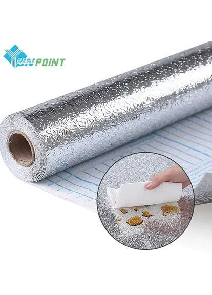 Універсальна самоклеюча нано-плівка для кухні (Алюмінієва фольга) 5м Hopestar (363832449)