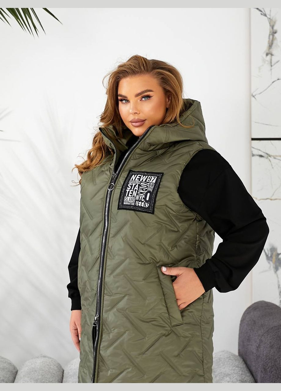 Жіночий подовжений жилет з кишенями New Trend (304990584)