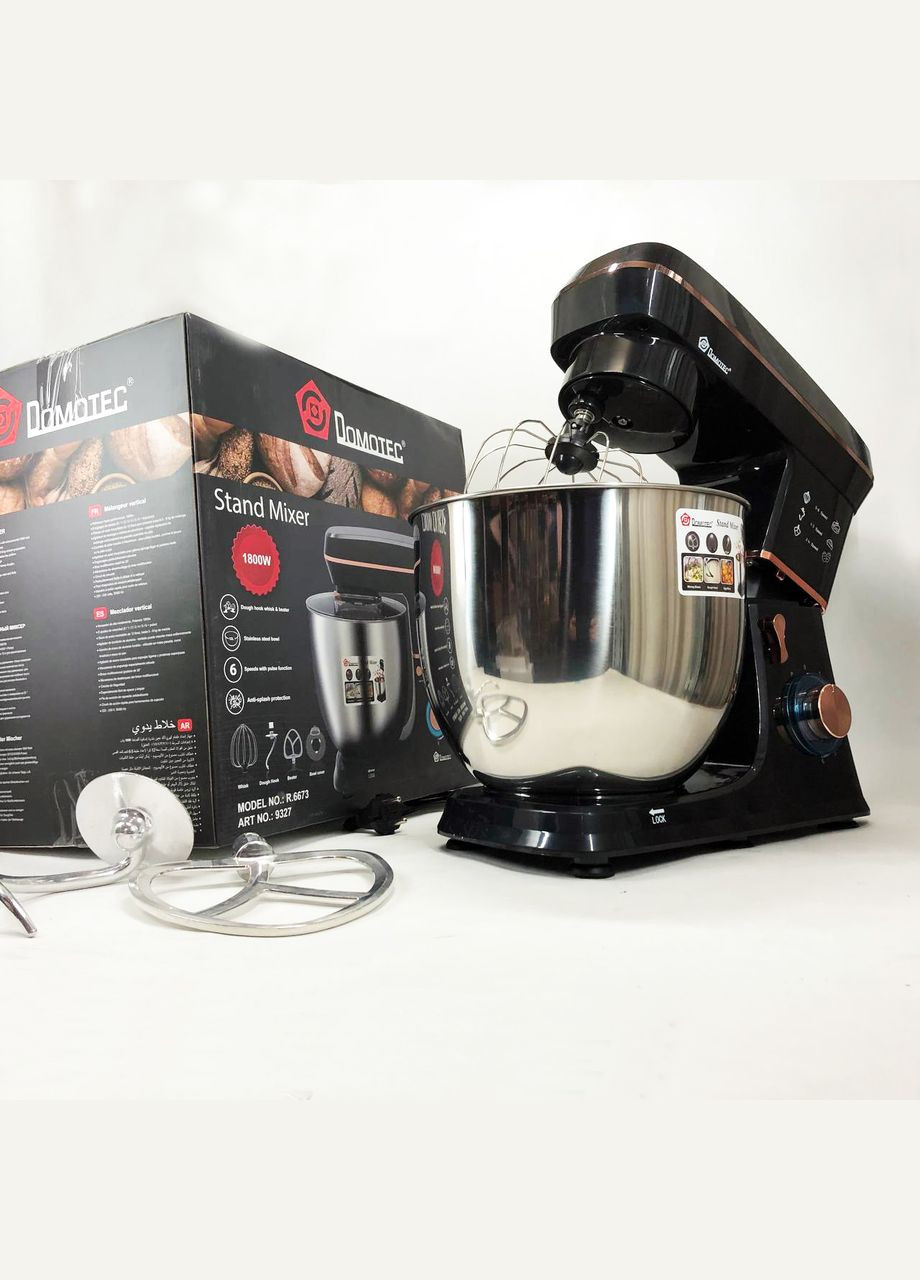 Настольный миксер-тестомес планетарный R 6673 12 л, Планетарный комбайн Стационарный для дома Domotec (364664560)