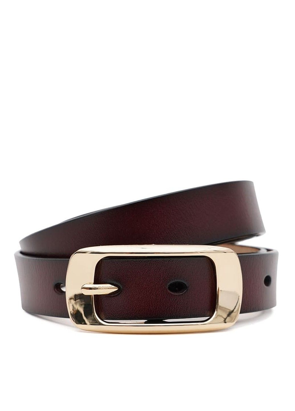 Женский кожаный ремень CV1ZK015-goldbrown Borsa Leather (291683134)