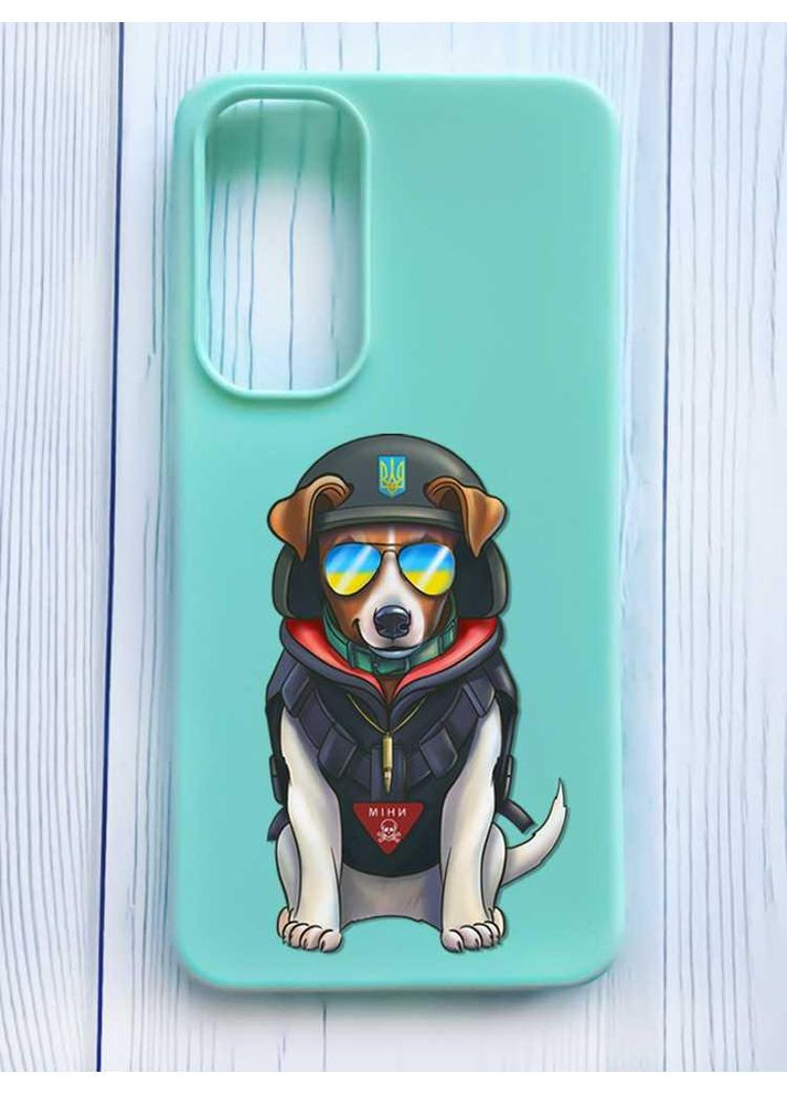 Mатовий бірюзовий чохол на Samsung Galaxy A35 (A356) Пес Патрон (принт 4) Creative (355388550)