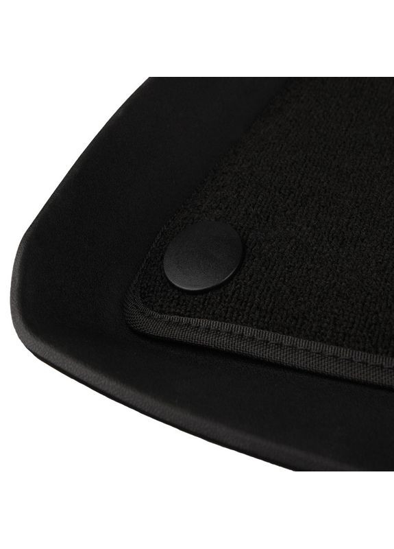 Автомобільні килимки в салон для авто Tesla Black подвійний TPE + тестильні ворсові 2в1 5 шт. Lesko Model Y (356501484)