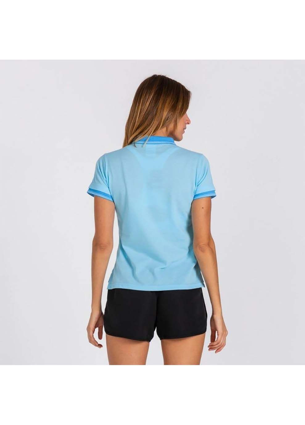 Голубой женская футболка-женское поло bali ii голубой Joma однотонная