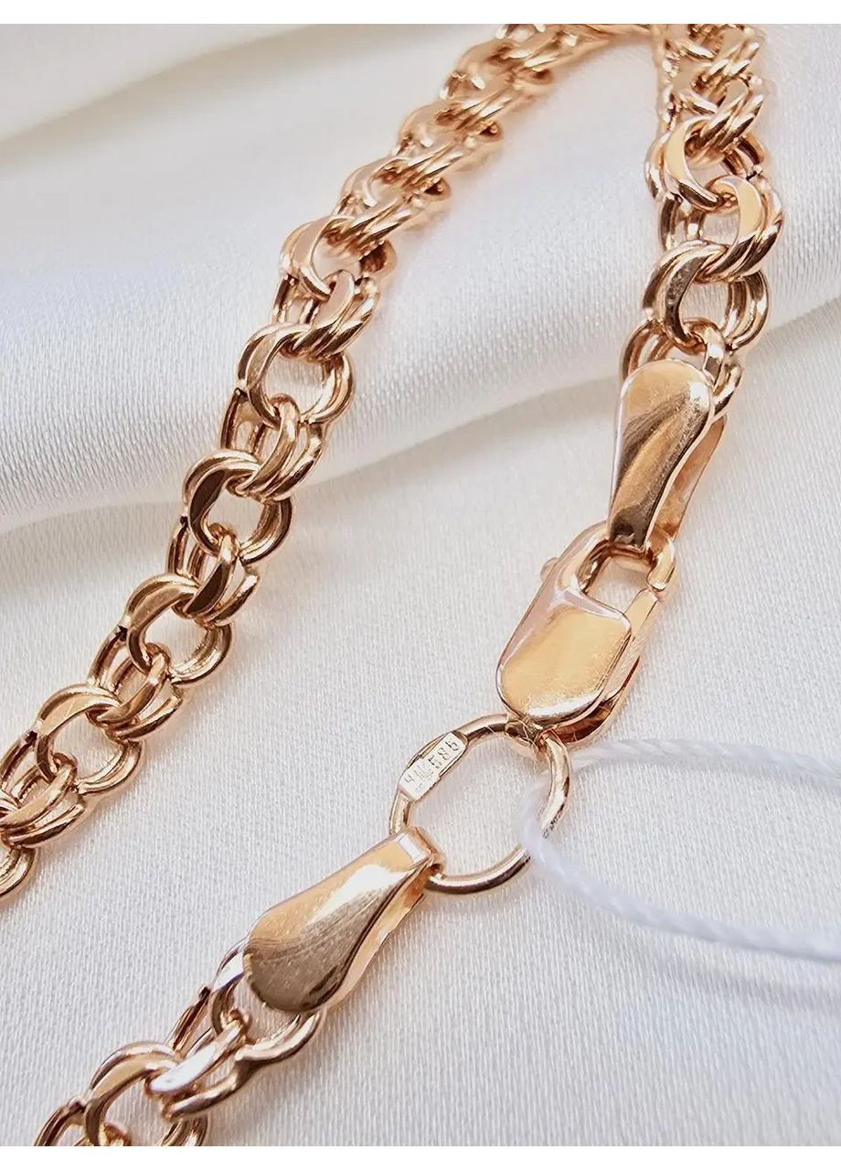 Золотая цепь «Бисмарк» Столичная ювелирная фабрика (50см) 300306-1л Столична Ювелірна Фабрика (355795708)