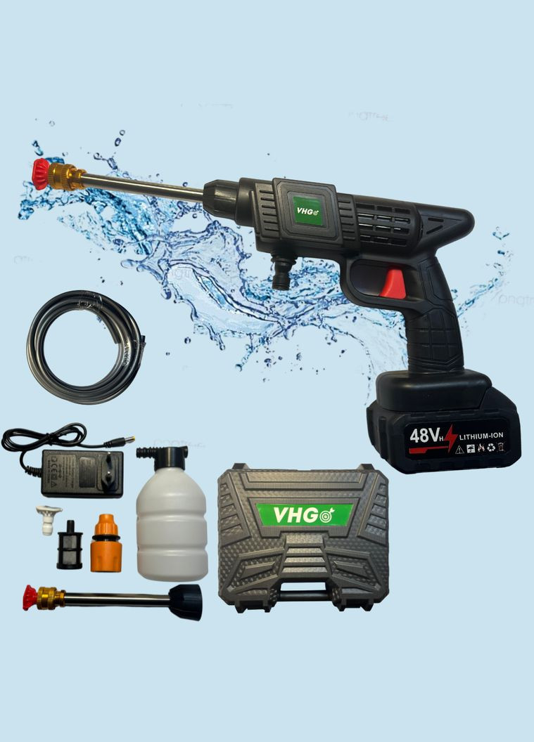 Аккумуляторная мойка высокого давления S2 Black 48V - Car Washing VHG (334305095)