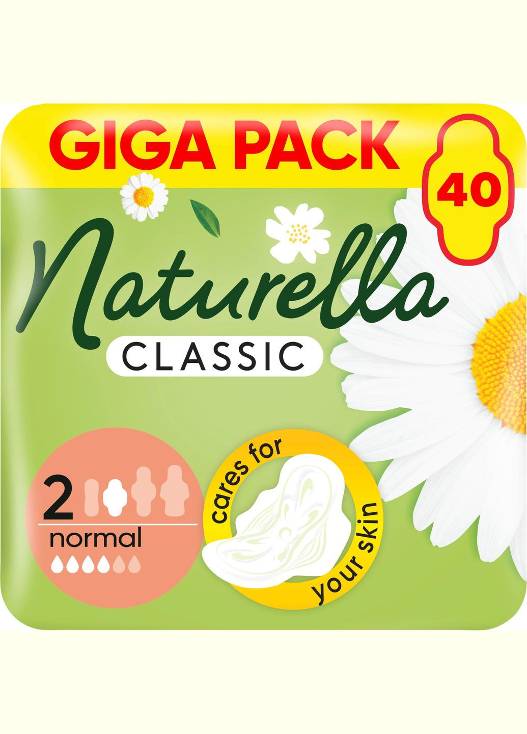 Гігієнічні прокладки Classic Normal Quatro, ароматизовані, 40 шт. Naturella (332944314)