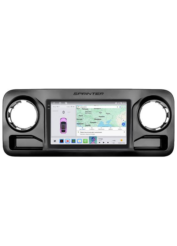 Магнитола для Mercedes-Benz Sprinter III (W907/910) 2018-н. и. 10" 4/64 QLED 4G Wi-Fi GPS 360 Prime 1 шт. Lesko (336200937)