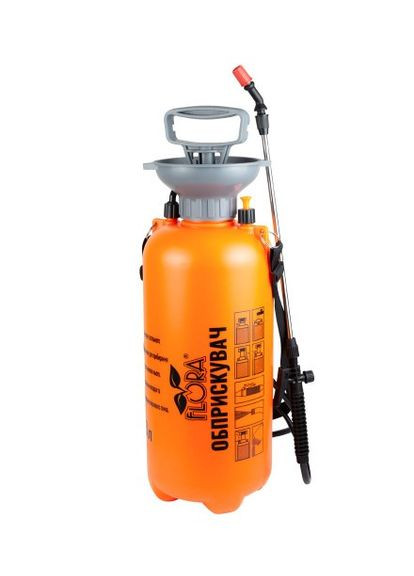 Обприскувач садовий пневматичний 8 літрів 5003234 Flora (302805359)