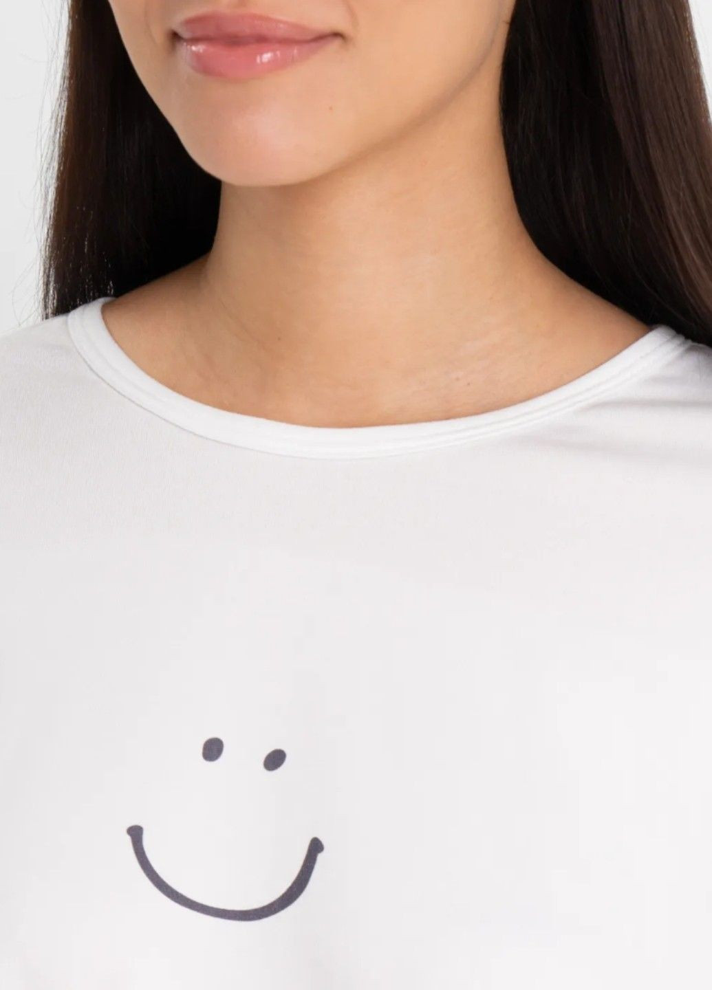 Стильний жіночий домашній комплект для сну та дому з футболки та шортиків Smile Comfort No Brand (291021224)