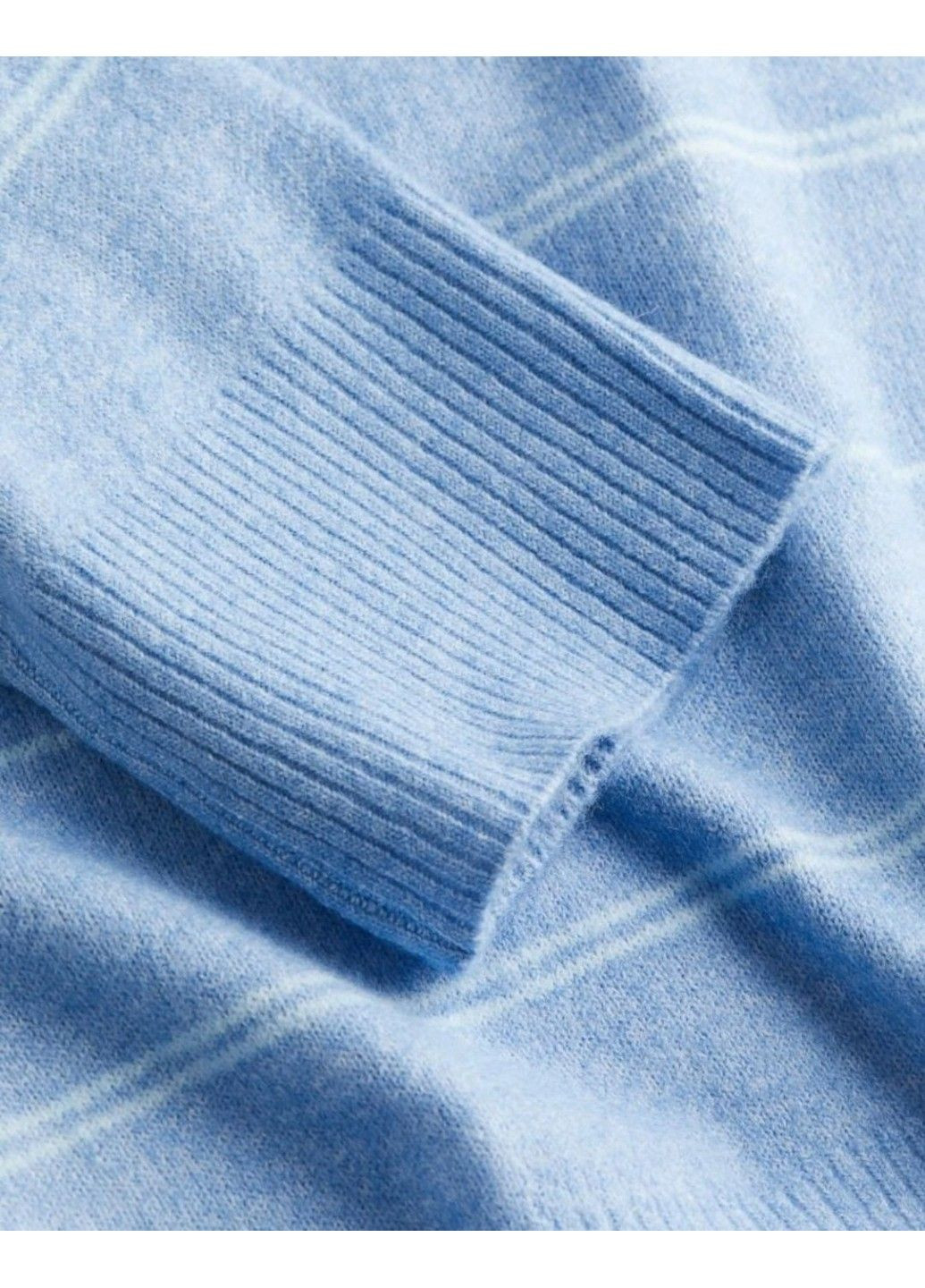 Синій зимовий жіночий светр з круглим вирізом н&м (57927) s синій H&M