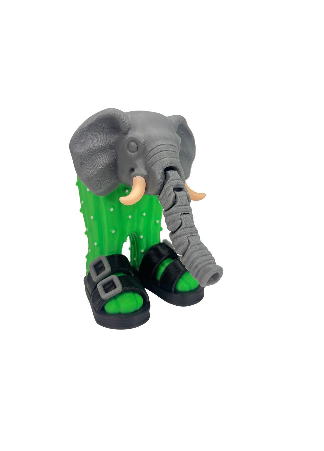 Іграшка "Lirili Larila" кактус слон з серії Italian Brainrot, зелена 13,5 см (PIG10023) DrukHouse3D (352166143)