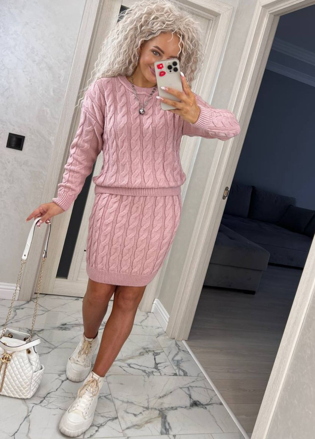 Вязаный женский костюм Україна (301765403)