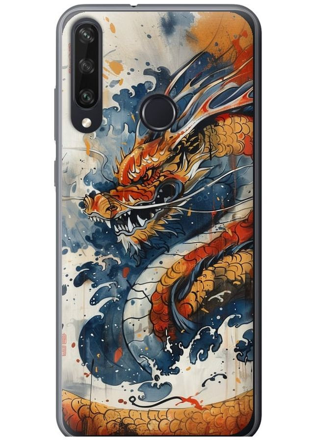 Силіконовий чохол 'Гнів дракона' для Endorphone huawei y6p (291422461)